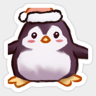 Cute Penguin Drawing Sticker